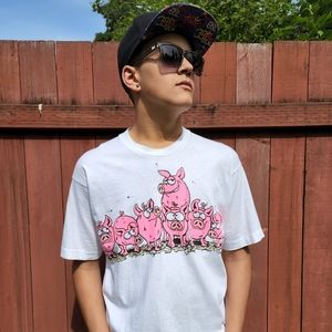 VNDS Rare Vintage '90s Jackson Did This The Outhouse Designs Large Graphic Tee